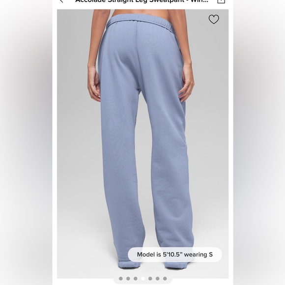 NWT! ALO Yoga Accolade Straight Leg Sweatpant - Picture 3 of 12